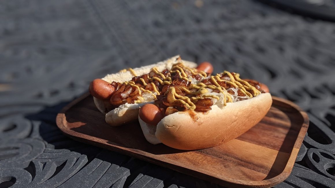 2 NYC Pushcart style hotdogs