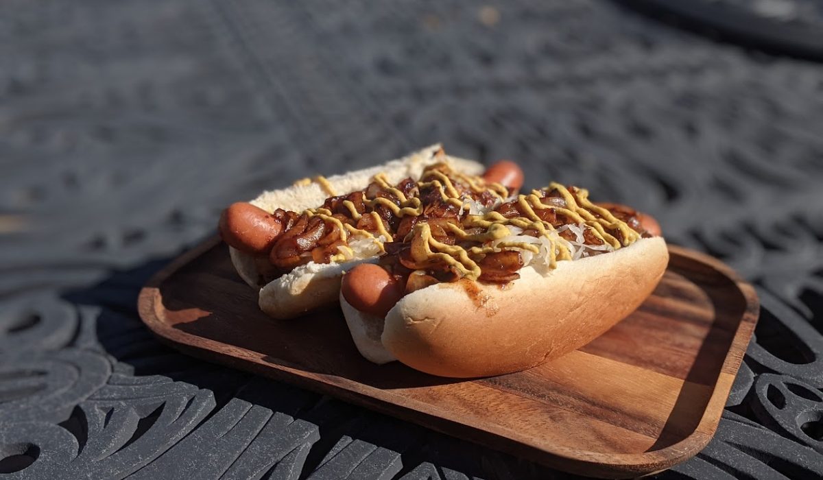 2 NYC Pushcart style hotdogs