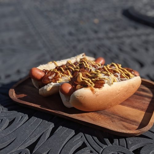 2 NYC Pushcart style hotdogs